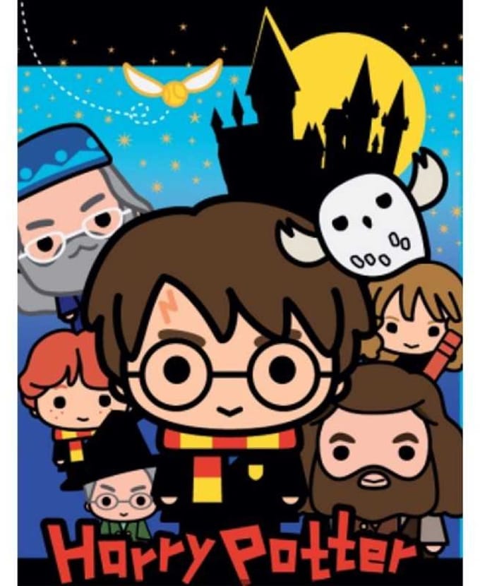 Harry Potter - Fleecedeken - Plaid - Deken - 100x140cm