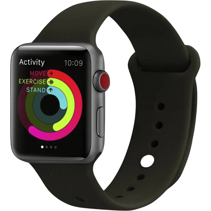 Mocaa Apple Watch Siliconen Horlogebandje 41-42mm Groen