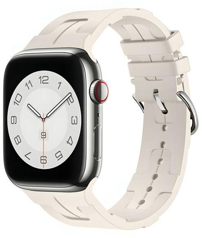 Beline Apple Watch Silicone Ultra band 38/40/41mm beige/starlight doos