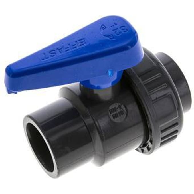 PVC 2-weg Kogelkraan Enkele Wartel 32 mm Sok EPDM