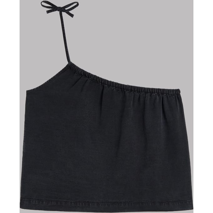 Mikuta The Black Asymmetrical Top Black Taglia: M | Magliette intime Outlet | Donna | Nero