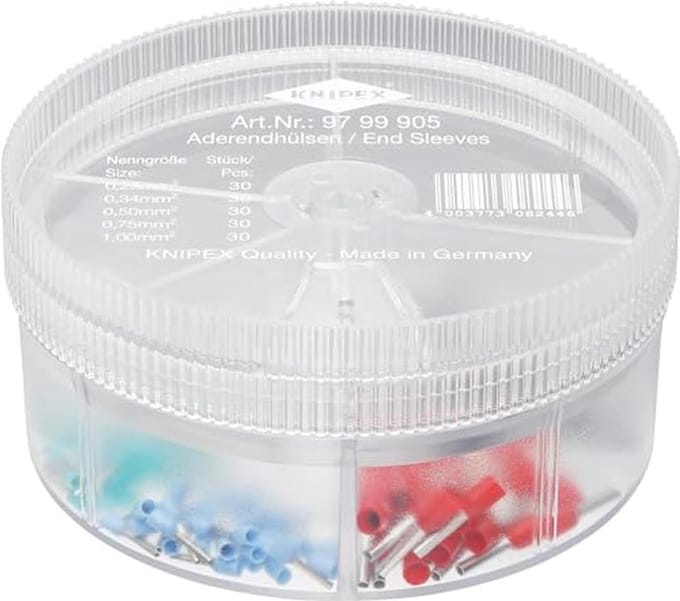 Assortiment dozen met gestript ferrules