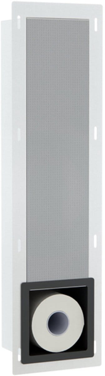 FugaFlow Eccelente Acces Inbouw Reserve toiletrolhouder - mat zwart -