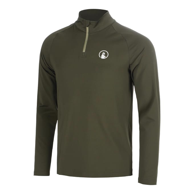 Quiet Please Memories Big Serve 1/4 Zip Longsleeve Heren