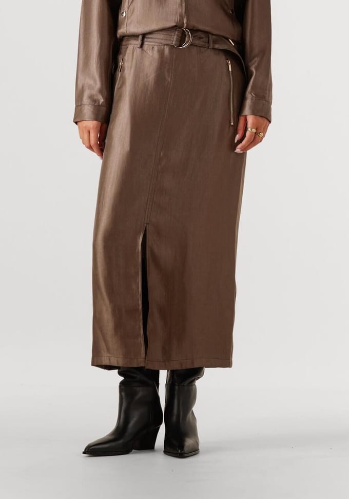 AAIKO Varyas Vis 545 Rokken Dames - Bruin - Maat S