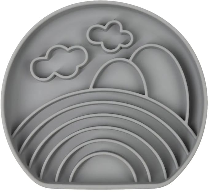 Slowfeeder hond - Bloom Cloud - Anti-schrokbak - Grijs