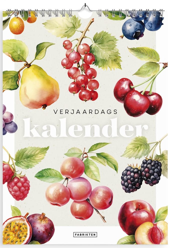 Fabrikten Verjaardagskalender Frutta - A4 - Fruit