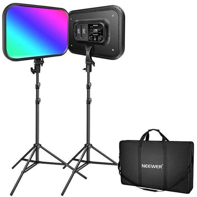 Neewer RGB168 60W LED Lamp Kit (2 Pack)