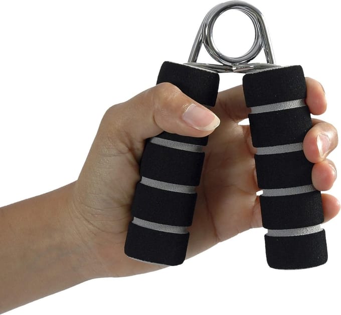 Handknijpers Mambo Max set - 2 stuks | Soft Foam Grip | Zwart