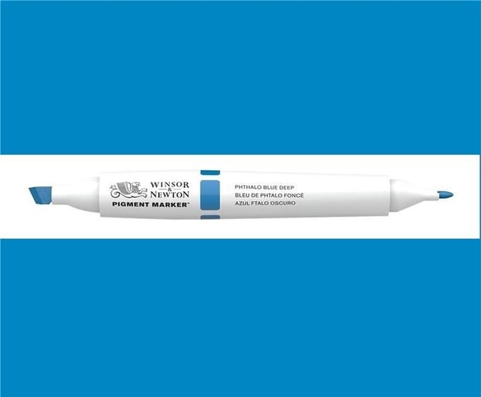 Winsor & Newton Pigment Marker Phthalo Blue 0202/516