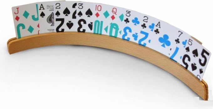 Kaarthouder voor Spelkaarten - hout - 50 cm