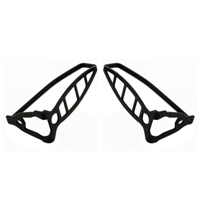 Motorfiets Voorste Richtingaanwijzer Cover Guard Indicator Protector Grill Lamp Cover Vervanging Voor zwart