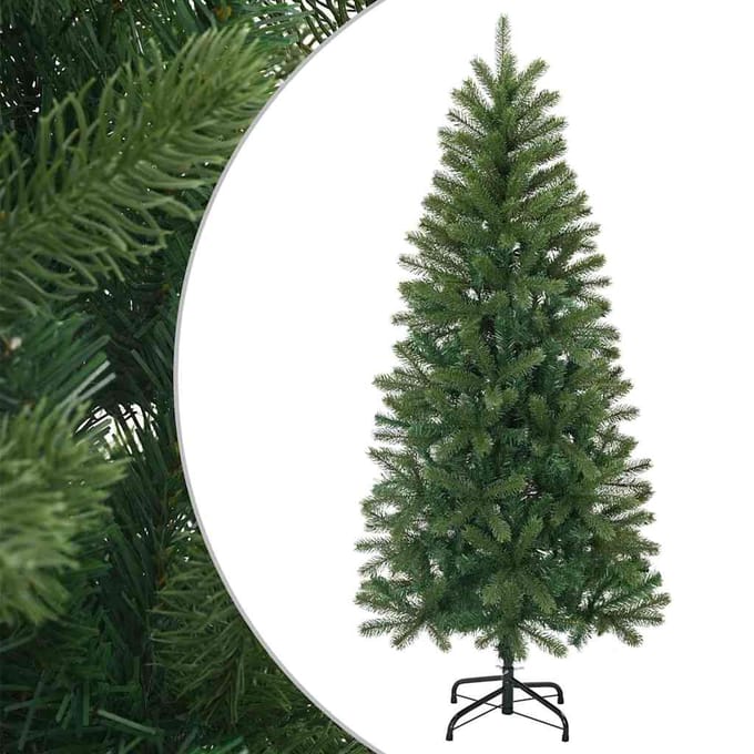 vidaXL - Kunstkerstboom - 150 - cm - PVC, - PE - en - staal - Groen