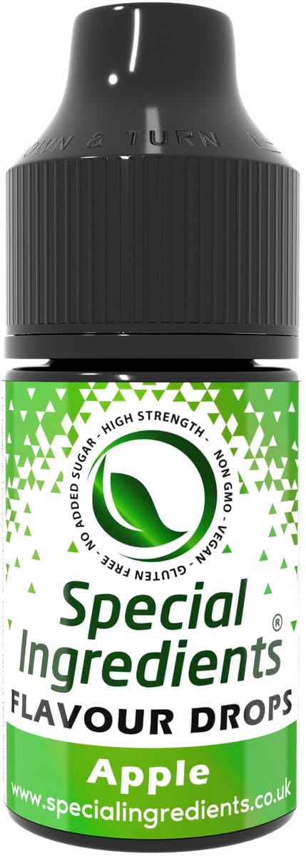 Appel Smaak Druppels - 30 ml - Smaakdruppels - Flavour Drops - Moderne Gastronomie - Moleculair Koken - Hersluitbare Pot - Recycled Plastic
