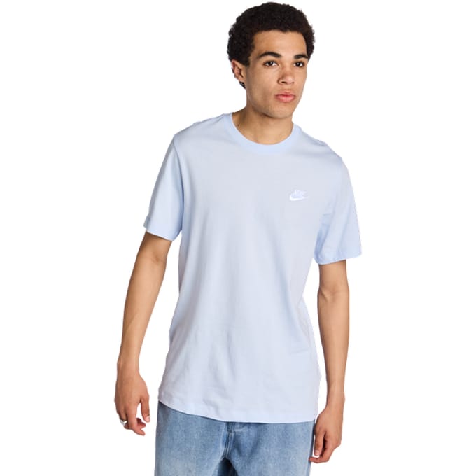 Nike Club T-shirts Heren - Blauw - Maat XS