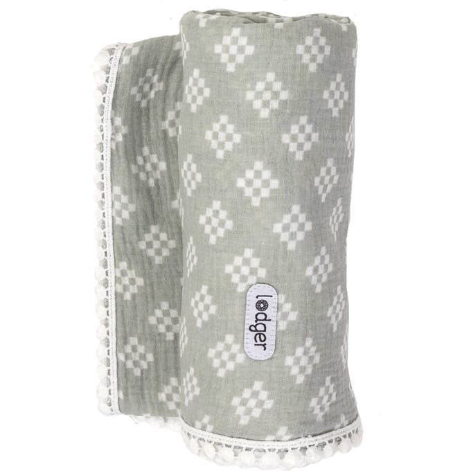 Aanbieding - Swaddle Doek 120x120 cm - Luchtig - Groen