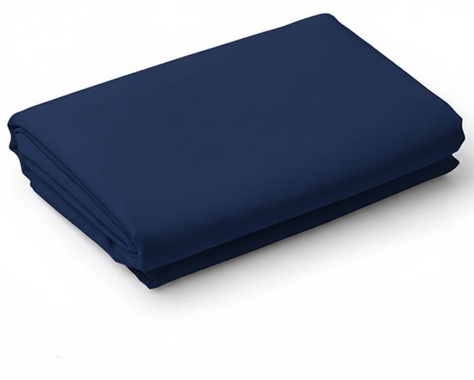 Zavelo Laken Basics Donkerblauw (Katoen)- 2-persoons (200x250 cm)
