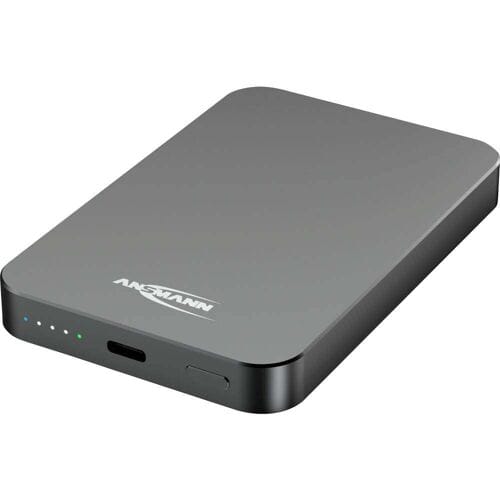 Ansmann PB115PD Powerbank 5000 mAh USB PD, Qi Wireless Charging USB-C Statusweergave