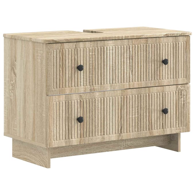 vidaXL - Wastafel - kabinet - voor - de - badkamer - EDE - Sonoma - Eiken