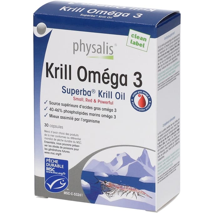 Physalis® Krill Omega 3 30 Capsules