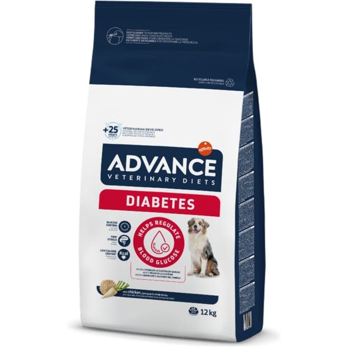12kg Advance Veterinary Diets Diabetes Colitis Hondenvoer