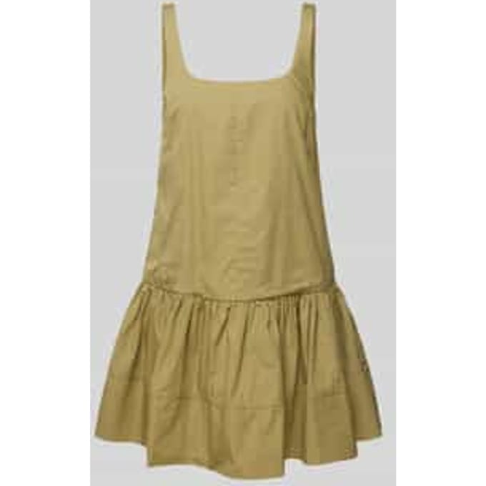 mini-jurk met vierkante hals model 'ASTA'
