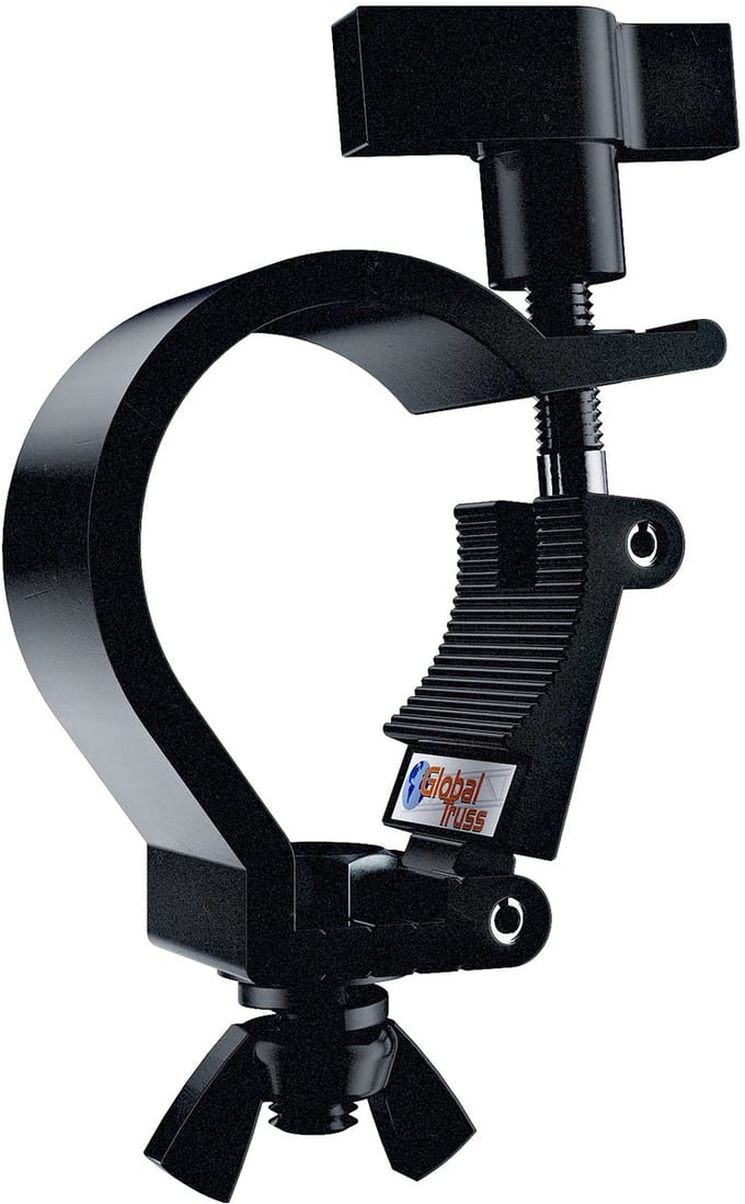 Global Truss Selflock Hook Mini Easy stage black - Half coupler