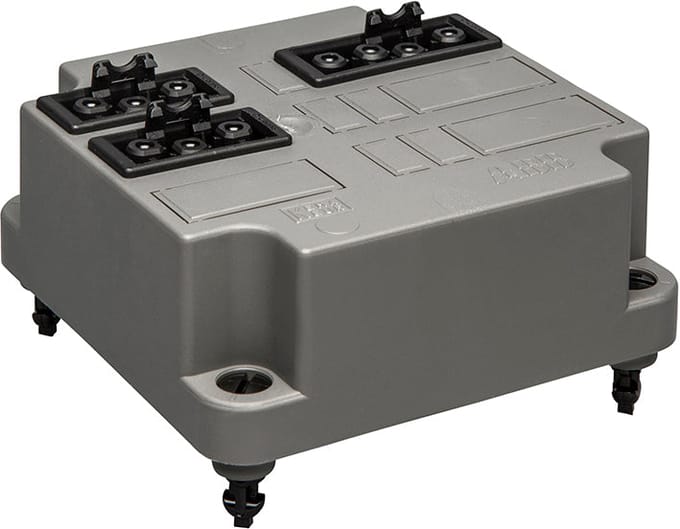 ABB 3640 Afdekking GST18 2x3P 1x4P Gerecycled Plastic - 1SPA007130F9710