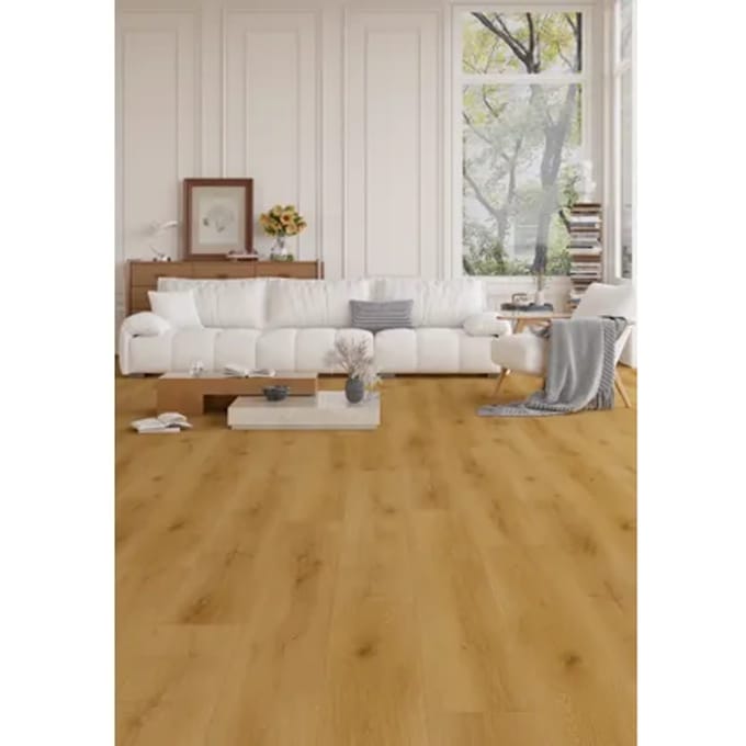 Decomode Pvc Vloer Prime Toffee Oak - 4-zijdige V-groef - 7mm - 1,956m²