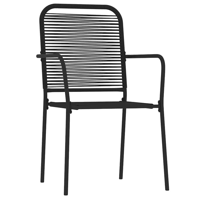 vidaXL - 7-delige - Tuinset - zwart