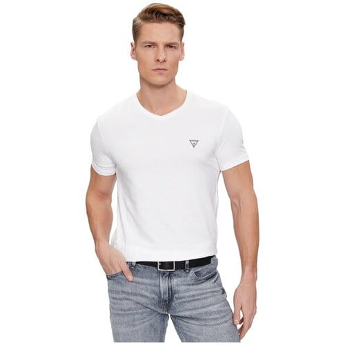 T-shirt Korte Mouw Guess T-shirts-Mannen