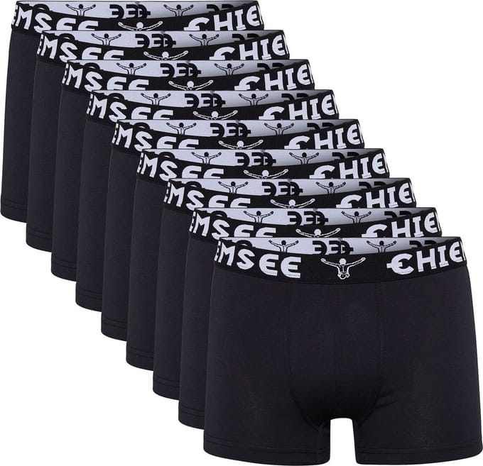 9 PACK Chiemsee boxershort heren boxerondergoed, regular fit retro shorts, set van 9