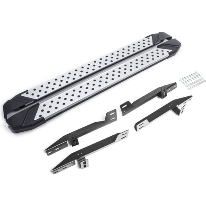Aluminium treeplanken - JJ-AUTOMOTIVE - Honda CR-V 2006-2012 - 2 stuks - ABE-certificaat - Zwart