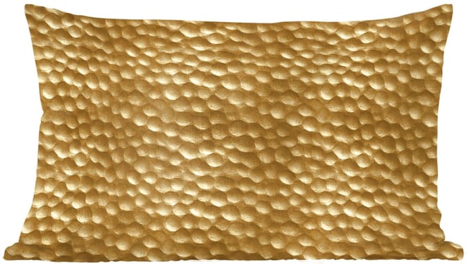 Sierkussens - Kussentjes Woonkamer - 60x40 cm - Metaal - Dynamisch - Goud