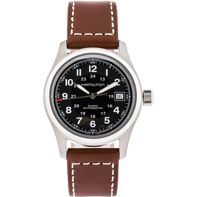 Hamilton Khaki Field H70455533 Herenhorloge zwart