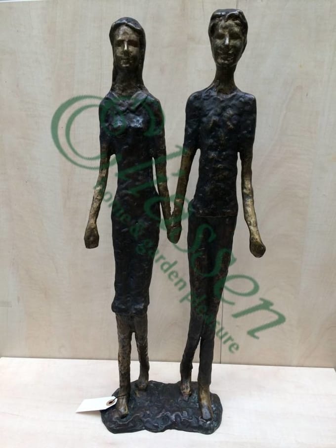 Beeld Brons Modern Koppel | Bronzen Beelden  | Moderne Bronzen Beelden | 1 Jaar Garantie