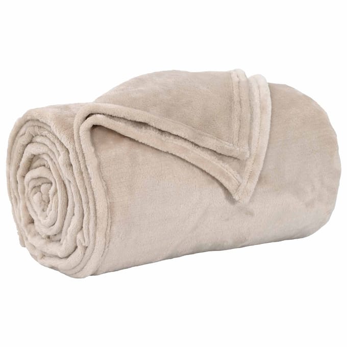 vidaXL - plaid - Beige - 150 - x - 200 - cm - 0.75 - kg - Fleece