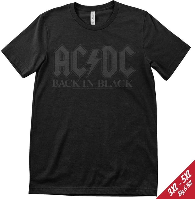 AC/DC Back In Black T-shirt PS-1-ACDC004-H91-9