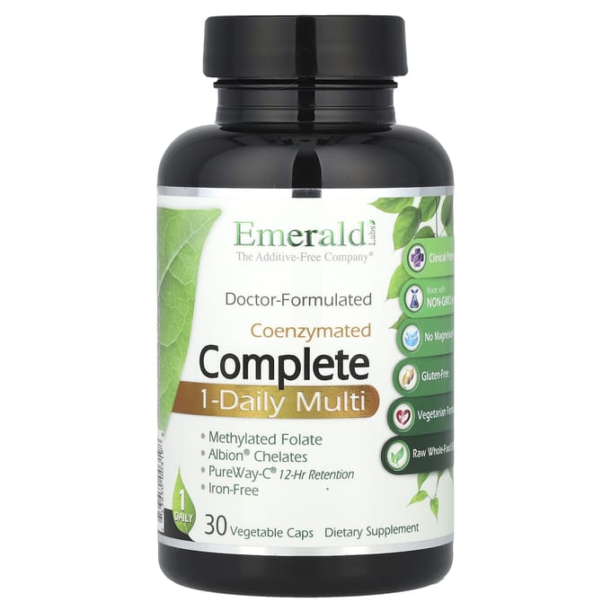 Emerald Laboratories, Co-enzymatisch Perfect One Dagelijkse Multi, 30 Vegetarische Capsules