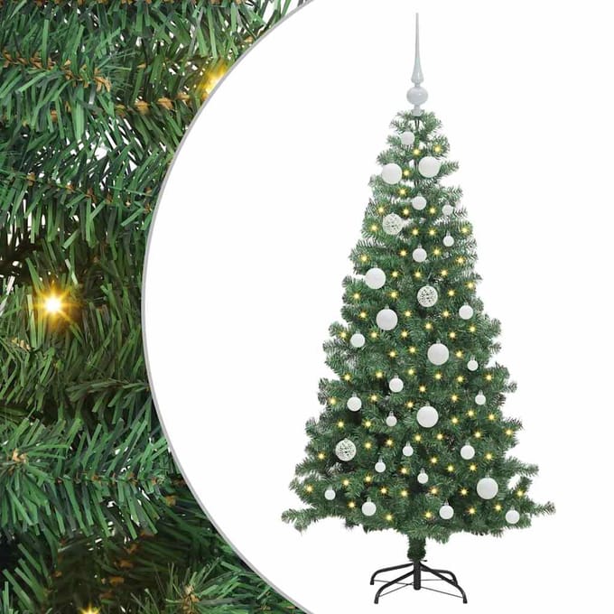 vidaXL Kerstboom Groen 120 cm PVC