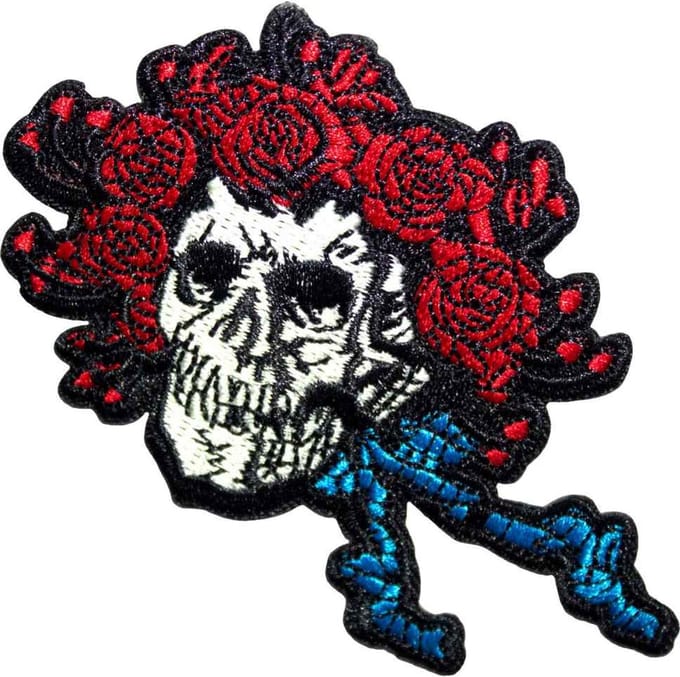 Grateful Dead - Bertha Skull Small Patch - Multicolours