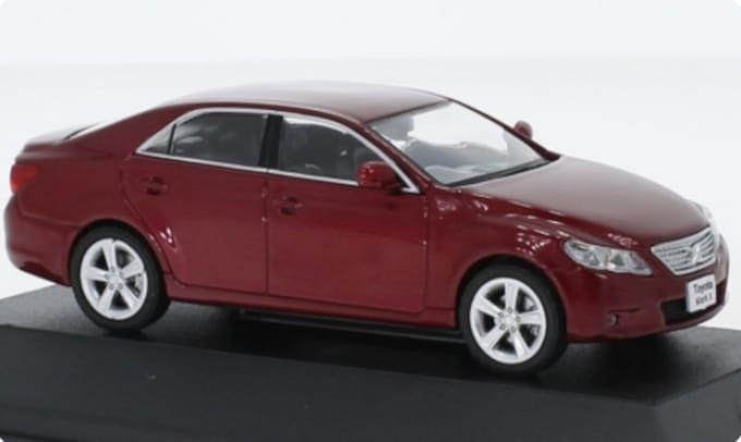 Toyota Mark X 2012 Donker Rood - Model 1/43 - First:43