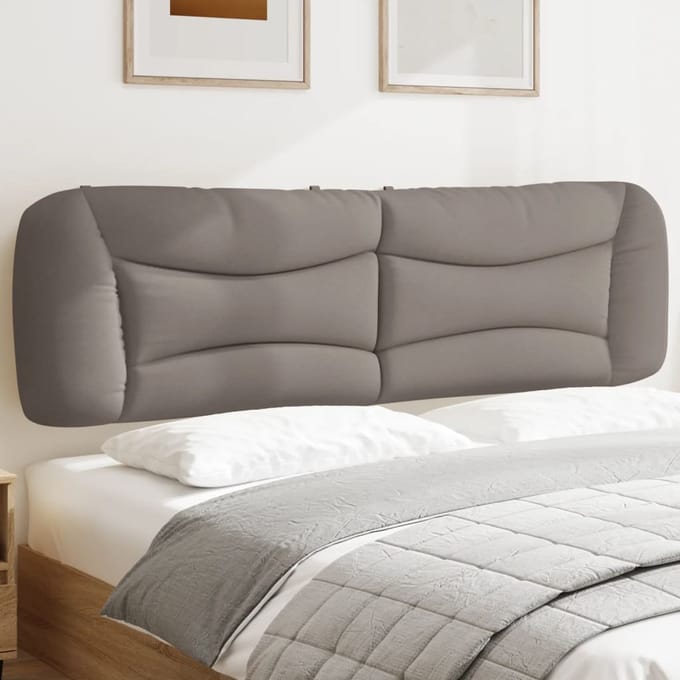 vidaXL - Hoofdbordkussen - "Hvar" - 180 - cm - stof - taupe
