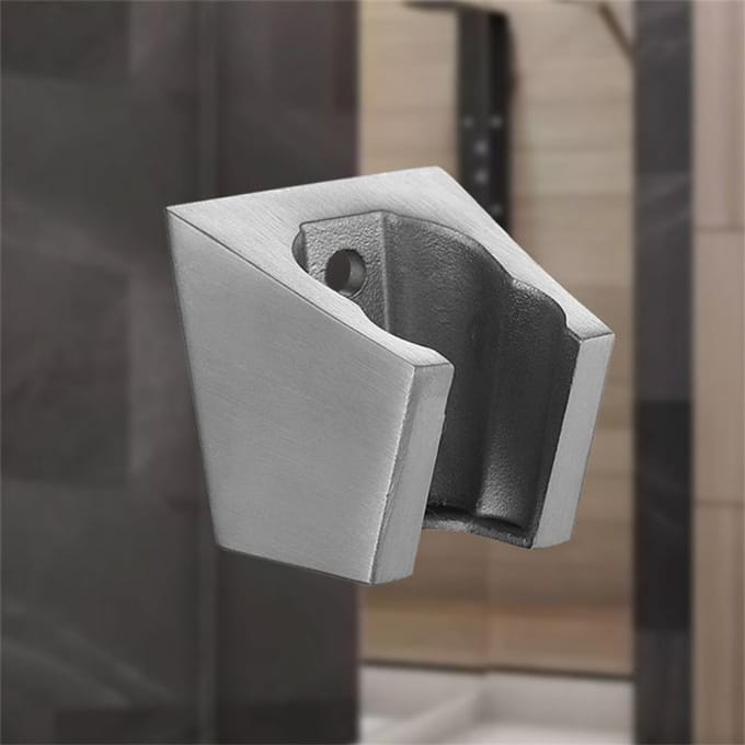 Roestvrij Staal Handdouchekop Beugel Douchekop Houder Kraan Sprinkler Vaste Basis Badkamer Douche Accessoires gray