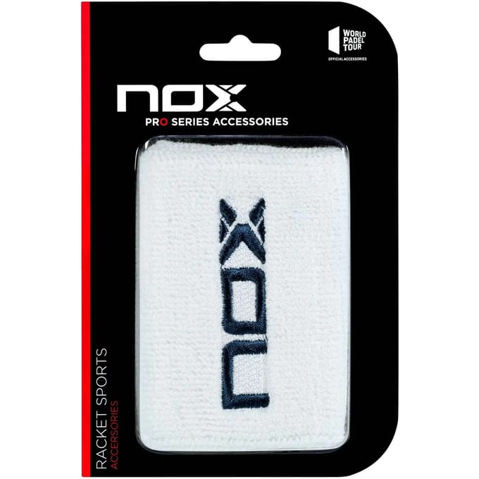 Nox - Logo Zweetband - Wit/Blauw