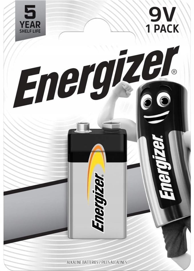 Energizer Everyday - Batterijen - 9V (6LR61) - Alkaline - 1 stuk
