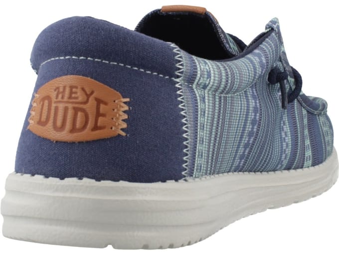 HEYDUDE - Wally Surf Shawl Heren Instappers Navy Blazer/Multi - Maat 41