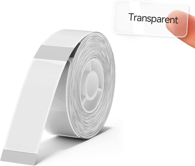 Niimbot B18/N1 - Labels - 14x25mm - 210vellen - Transparant