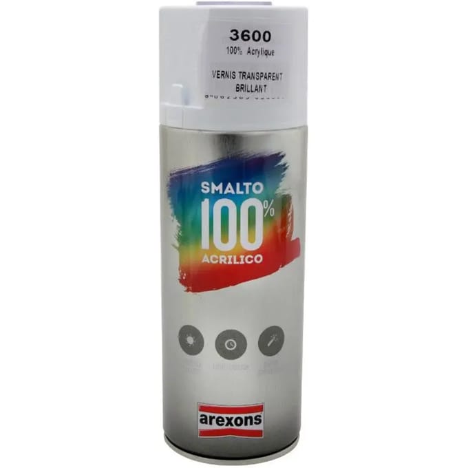 arexons spuitverf voor auto's blank polish / 400 ml nieuw