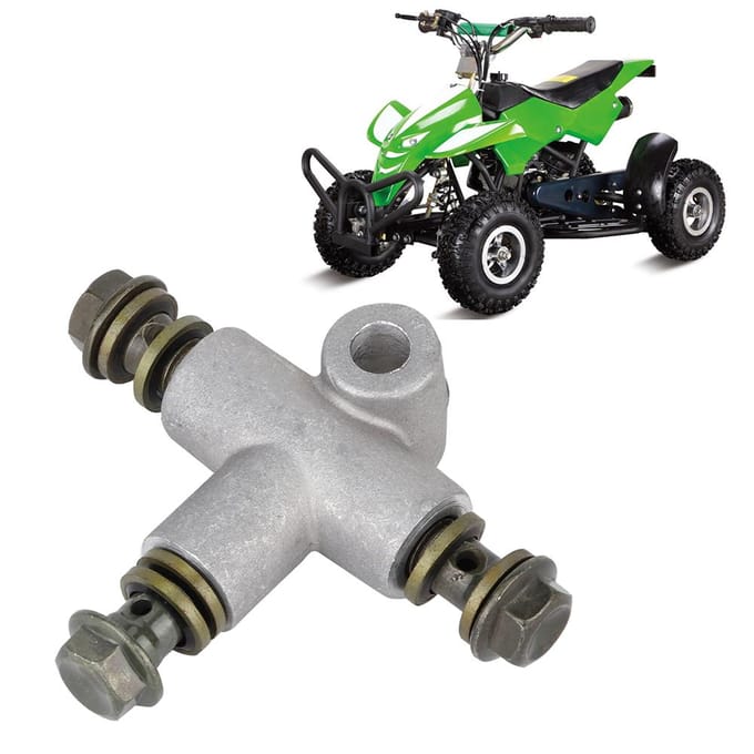 Hydraulische Remslang Pijpfitting Connector 3-weg T-adapter voor ATV Kart gray